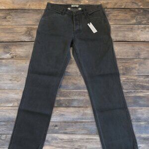 Taylor Stitch Men's Jeans Camp Pant in Coal Chipped Canvas 34x32 NWT $148